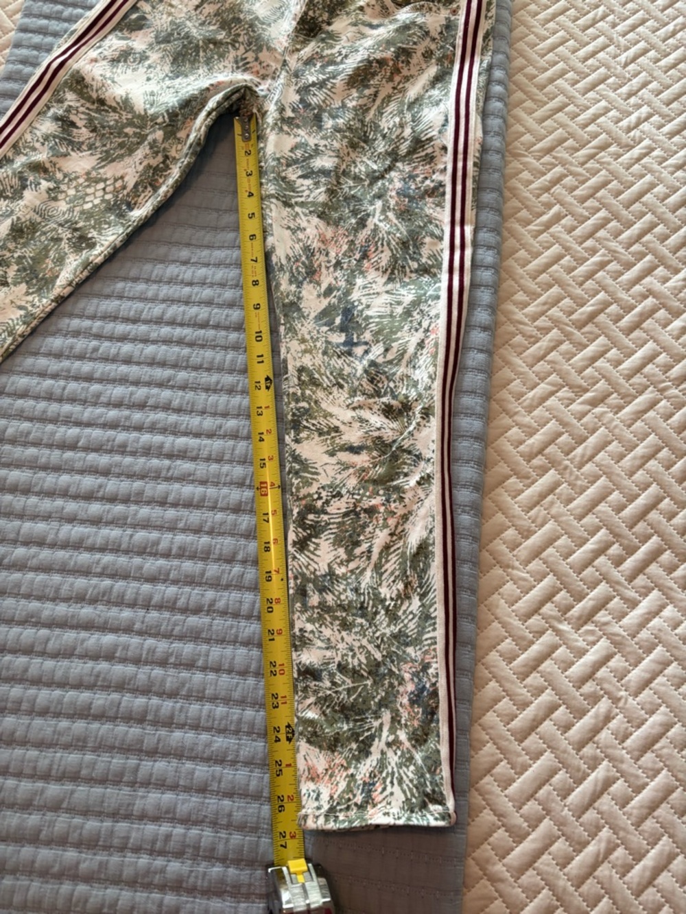 Dear John Floral-Print Cream and Green Women's Jeans - Picture 11 of 14